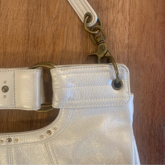 RARE Hayden Harnett White Handbag Mercer Clutch - Picture 8 of 16